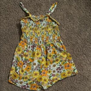 Floral Sleeveless Romper